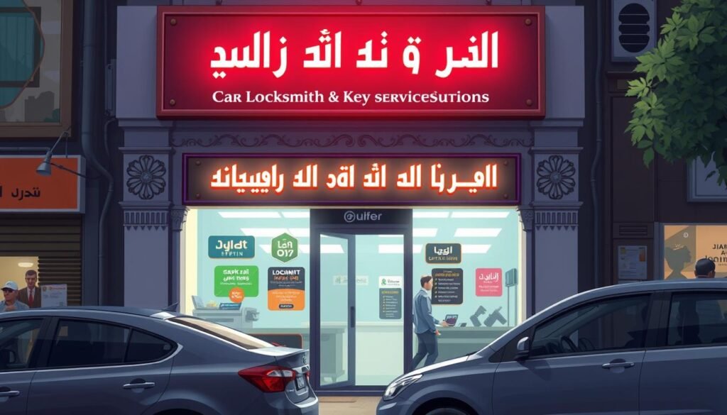 محل مفاتيح العين لخدمات السيارات