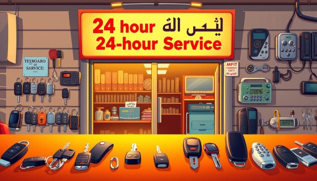 مفاتيح الخدمة 24 ساعة العين